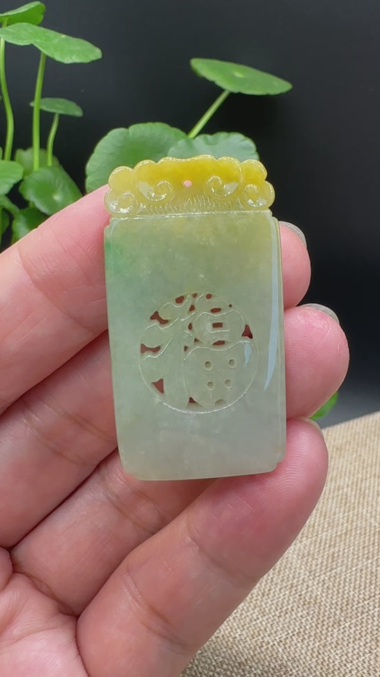 Load and play video in Gallery viewer, RealJade¨ Co. High-End Genuine Jadeite Jade Dragon Pendant Necklace (Collectibles)
