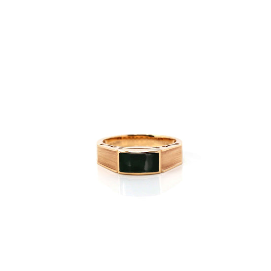 Load image into Gallery viewer, Baikalla™ Genuine Burmese Deep Green Jadeite Jade Ring For Women For Men Pinky Ring
