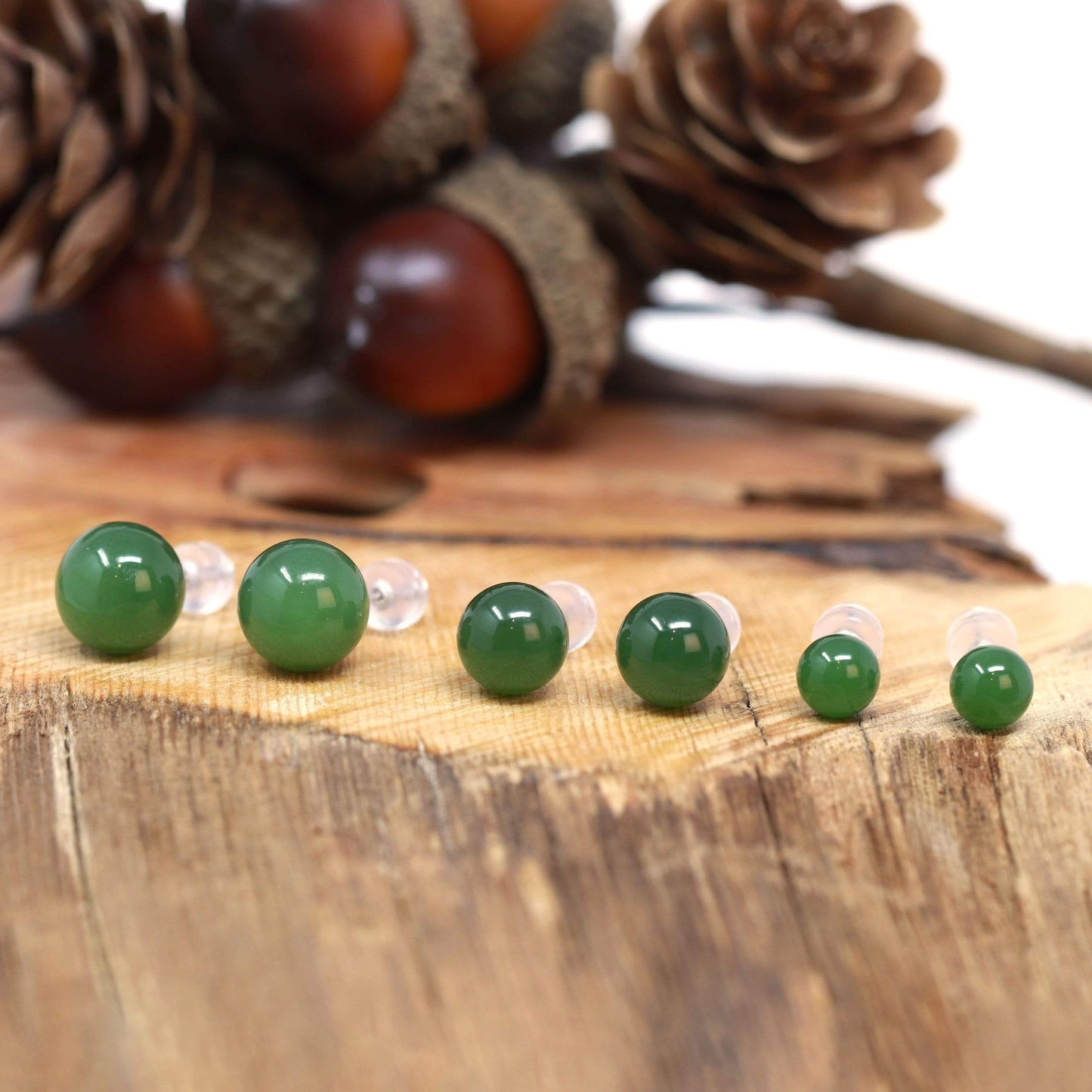 RealJade™ "Classic Bangle" Genuine Burmese High Quality Apple Green Jadeite Jade Bangle Bracelet (53.4mm) #533