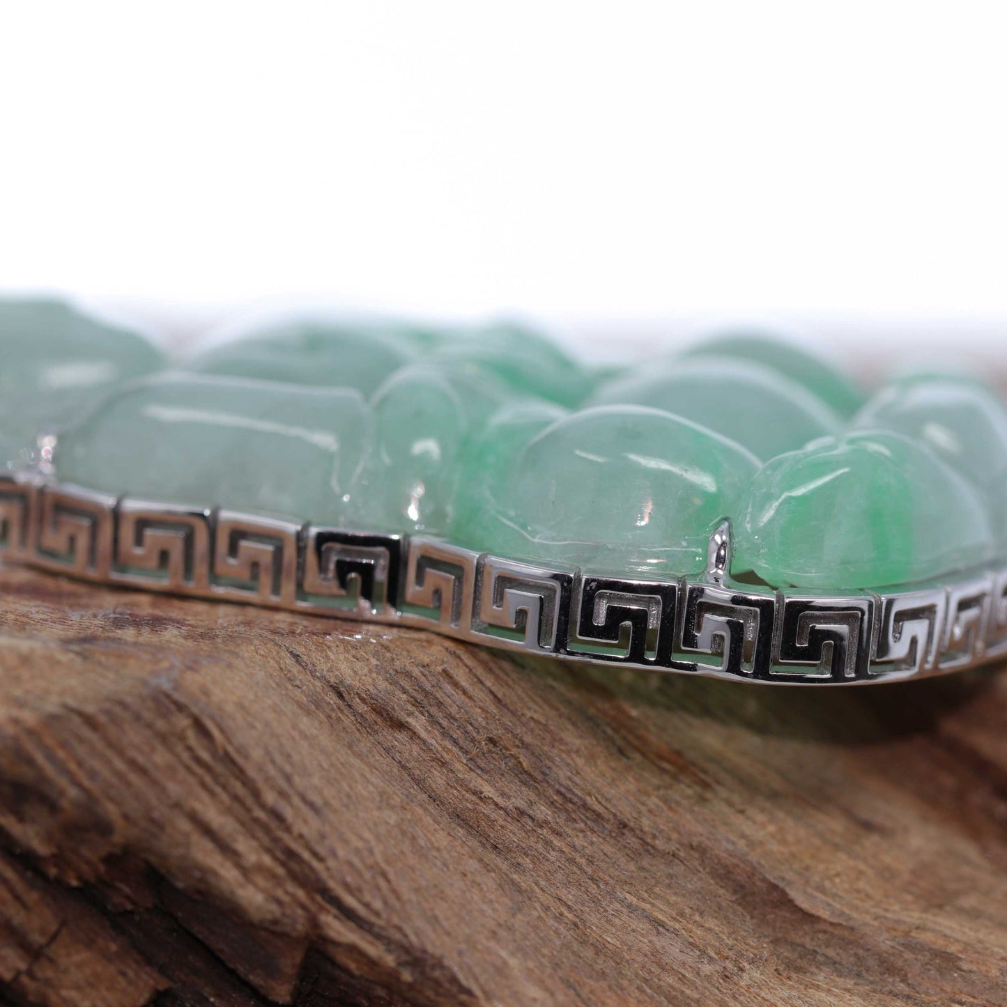 Load image into Gallery viewer,  Genuine Burmese Jadeite Jade Guanyin Necklace With Good Luck Design
