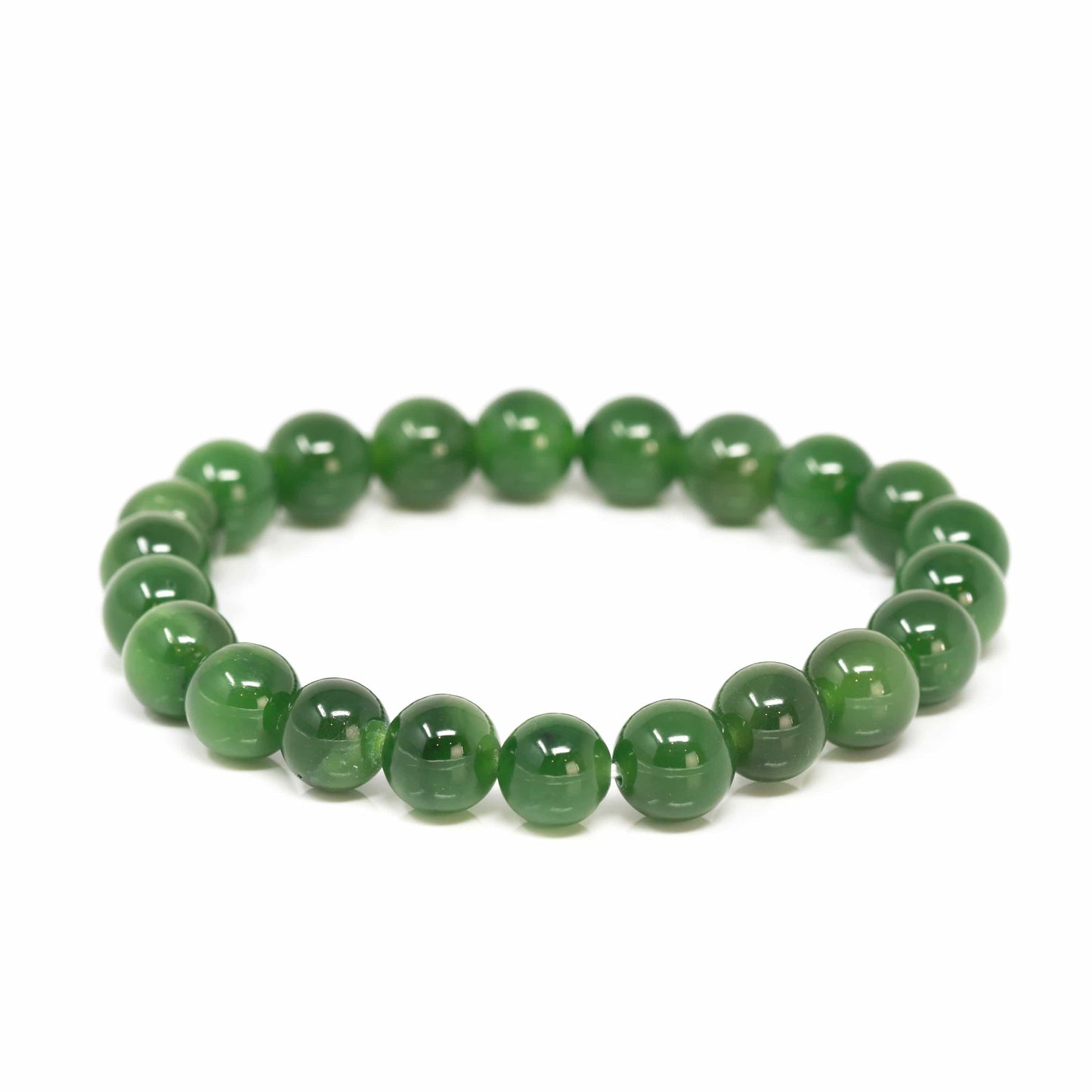 RealJade™ "Classic Bangle" Genuine Burmese High Quality Apple Green Jadeite Jade Bangle Bracelet (53.4mm) #539